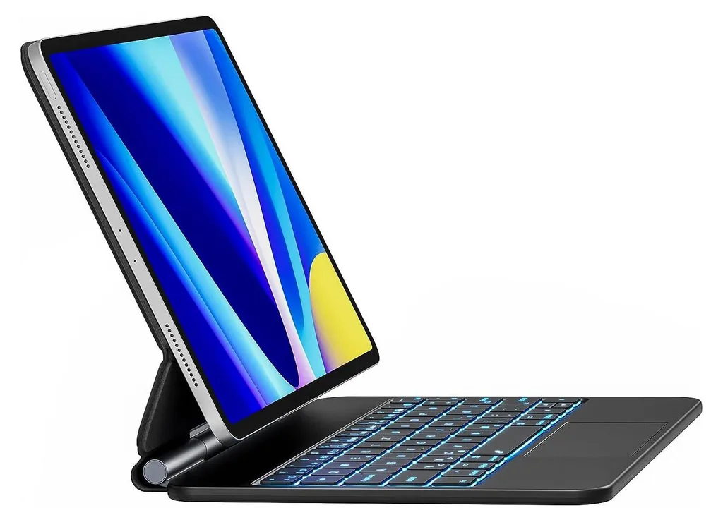 Évitez les Rayures : Étui Clavier QWERTZ Intégré pour iPad 11 Pouces