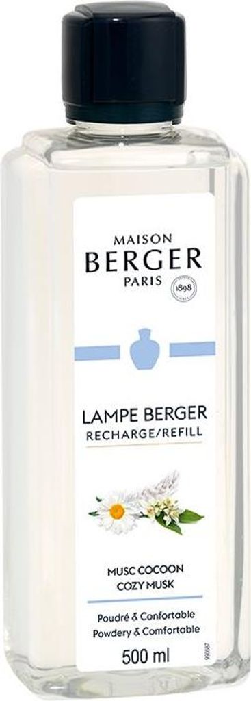 Maison Berger Paris LB115374, Flasche, Flüssigkeit, Kamille, Moschus, Orange, Transparent, 500 ml, Glas