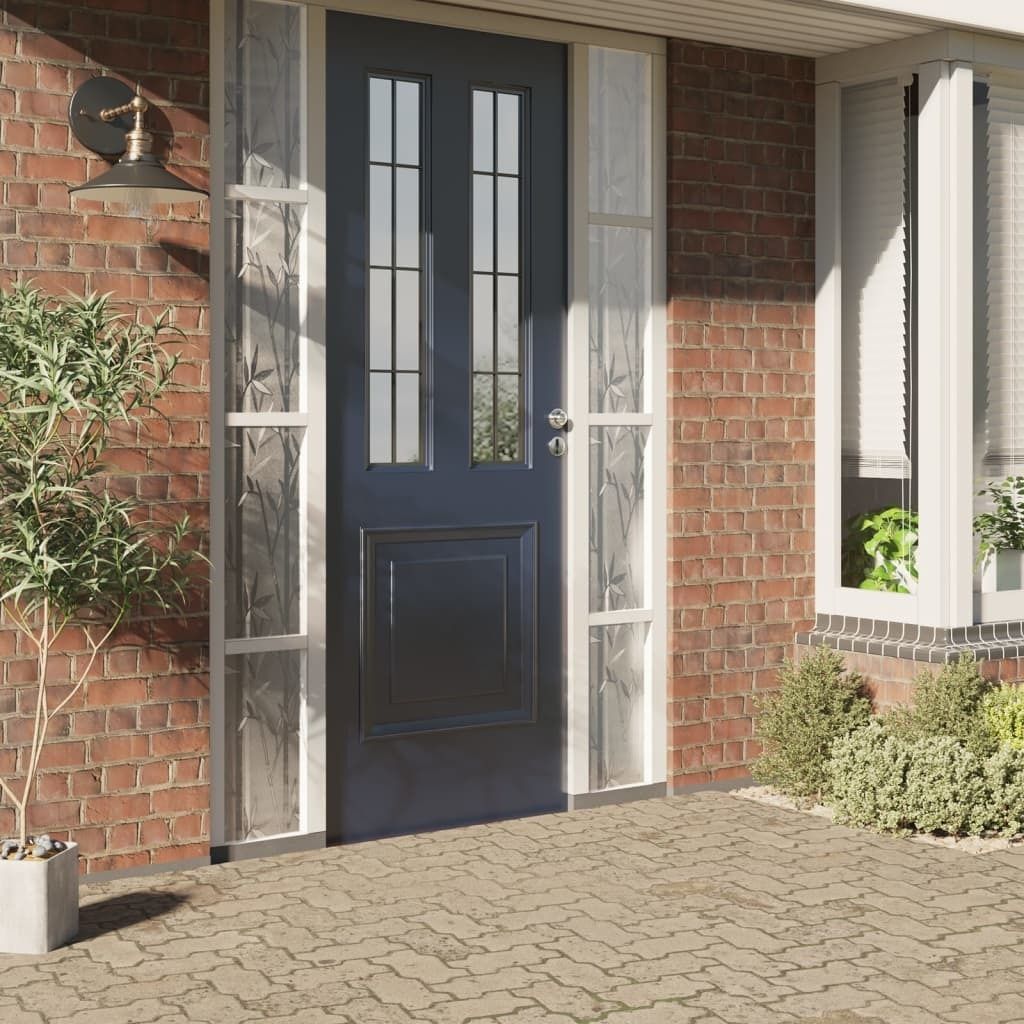 CLORIS Fensterfolien 2 Stk. Matt Bambus-Muster PVC 3208963