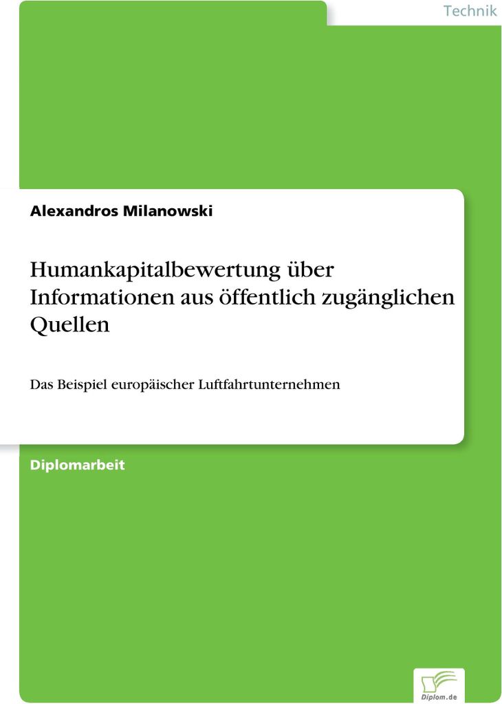 Humankapitalbewertung über Informationen aus öffentlich zugänglichen Quellen