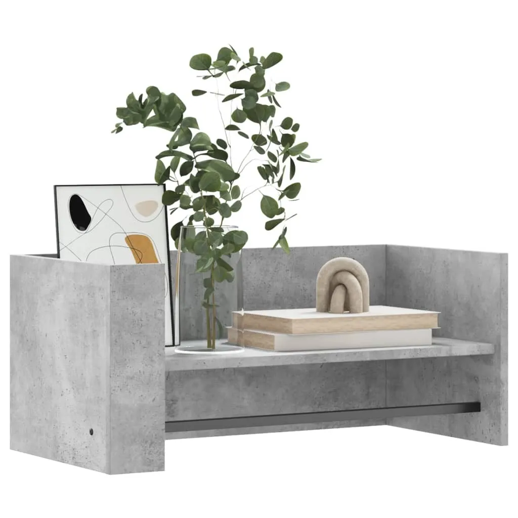 Scaffale a Muro Maison Exclusive Grigio Cemento 70,5cm | Design Moderno - 3