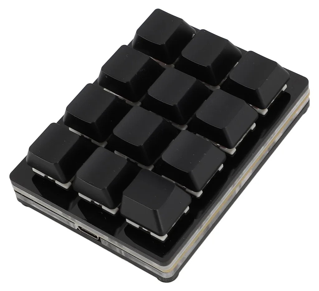 Clavier mécanique RGB à switchs rouges 12 touches macros programmables - 2