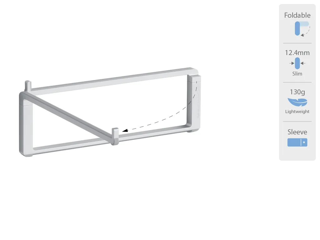 Support Rain Design mBarPro argenté pour ordinateur portable Mac - 9