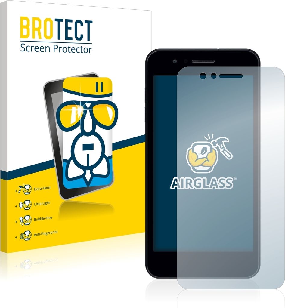 BROTECT Schutzglas für LG K9 Schutzfolie Panzer Folie Glas Display Schutz klar