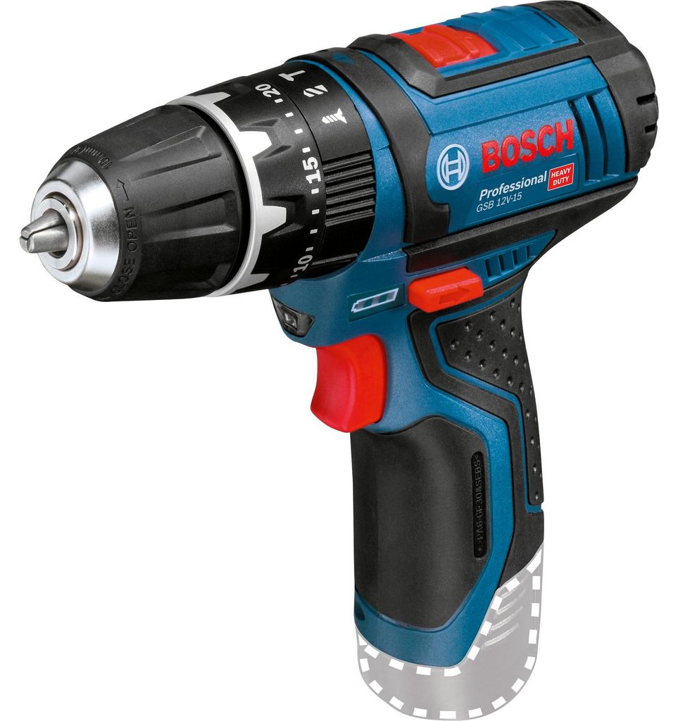 BOSCH GSB 12V-15 Professional Akku-Schlagbohrschrauber 12,0 Productafbeelding 