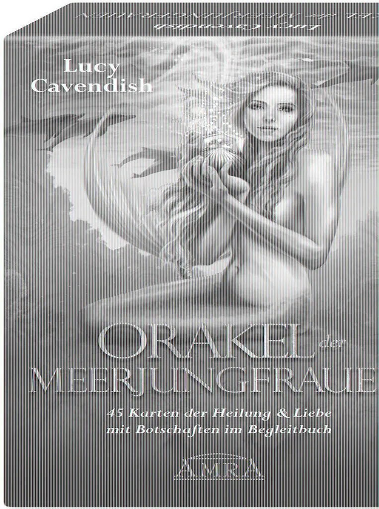Oracle des Sirènes 45 Cartes de Guérison avec Guide d'Interprétation