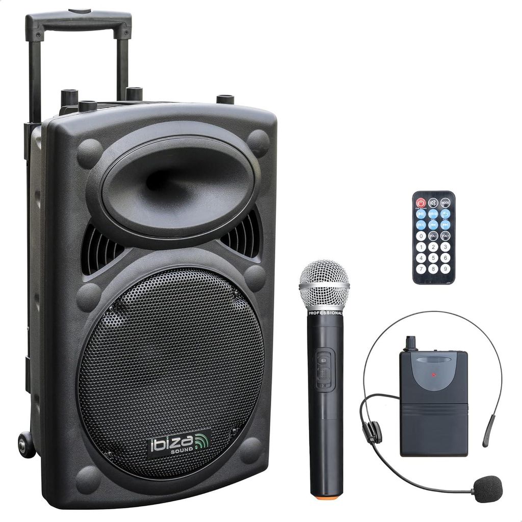 Ibiza Sound PORT12VHF, 350 W, 40 - 20000 Hz, Schwarz, Produktbild 