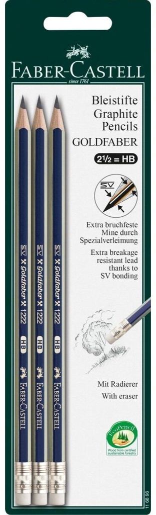 Faber-Castell 116896 FABER-CASTELL Bleistift Goldfaber Immagine del prodotto 