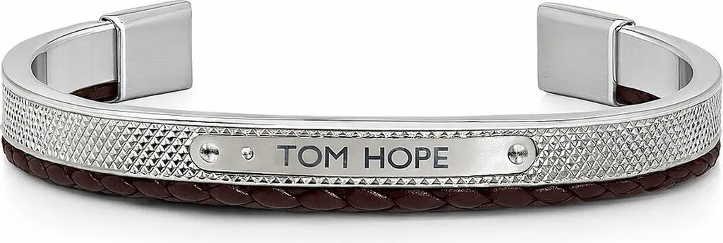 Tom Hope TM0279 Bracciale in Acciaio Silver - Accessorio Uomo Trendy