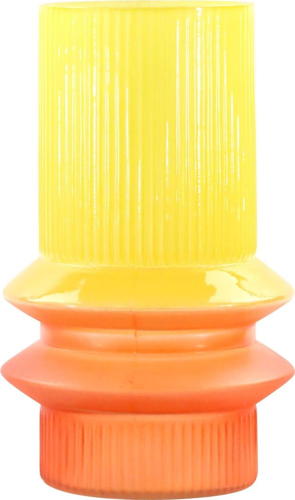 FURNARO Vase Multicolor - bunte Glasvase mit organischer Form