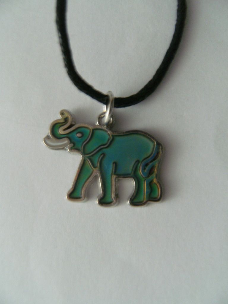 Stimmungskette Elefant, Kette Anhänger Modeschmuck Ketten Produktbild 