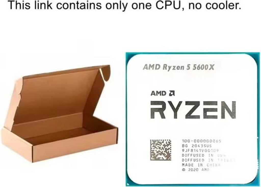 AMD Ryzen 5 5600X - Procesor 3,7 GHz - AM4