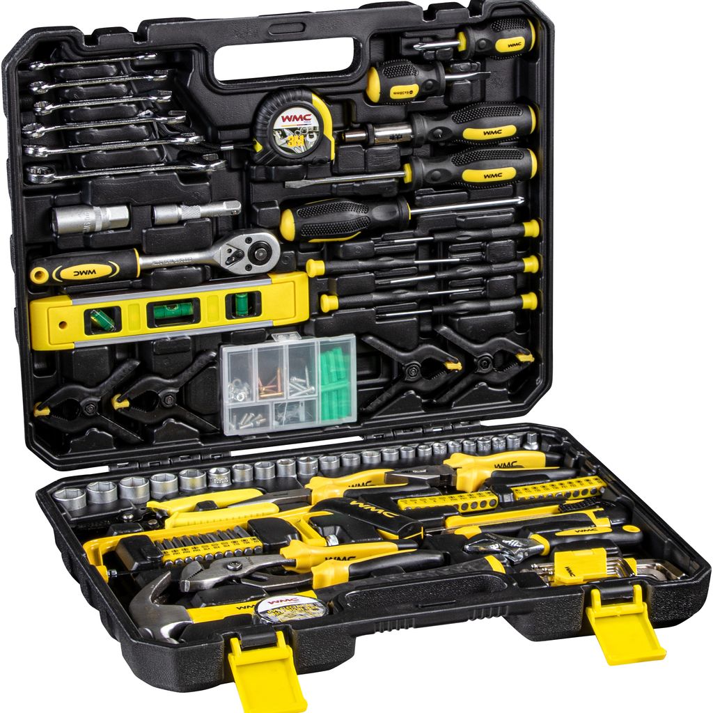 WMC Tools 168-teilig Werkzeugkoffer 1/4 3/8