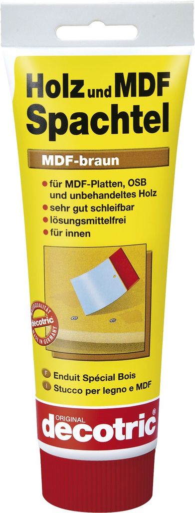 Decotric hout-/MDF-plamuur, 400 gram, kleur 0344 Productafbeelding 