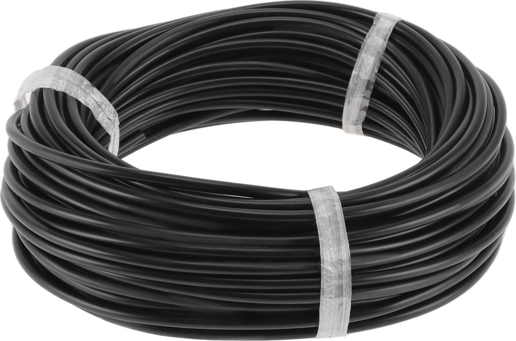 1 Stk. 22AWG Universaler Massekabel-Autofunk, Autolautsprecher-Stromkabel Vollständig isoliert & Soft-Touch-Mantel TC Schwarz 98FT 5 Leiter