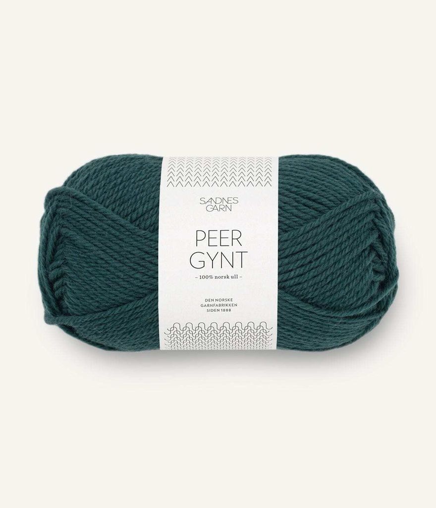 Sandnes Peer Gynt 50g - 100% Schurwolle dyp petrol 7281 Produktbild 