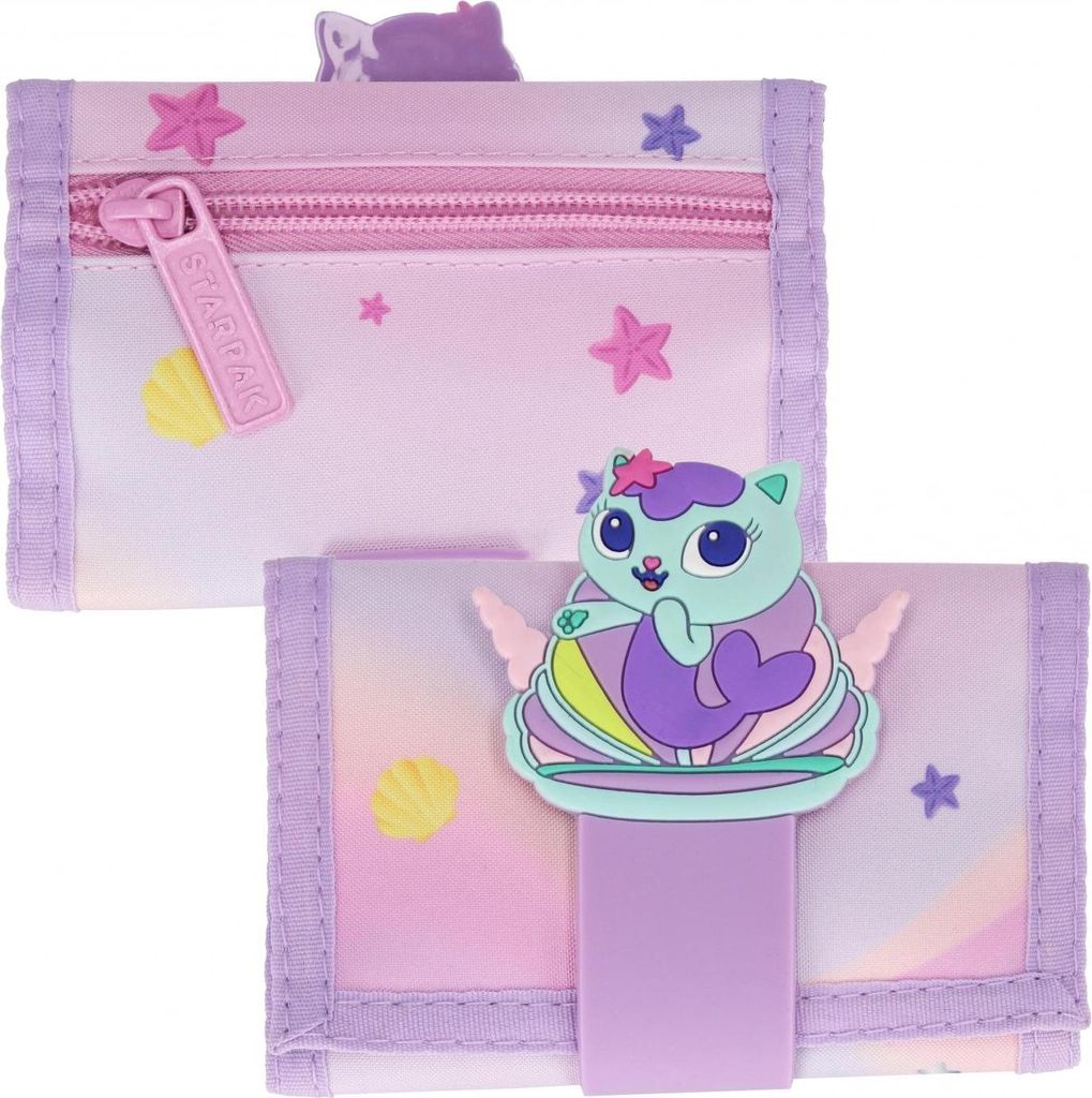 Starpak Brieftasche Schulbrieftasche Cat House Gabi Meerjungfrau
