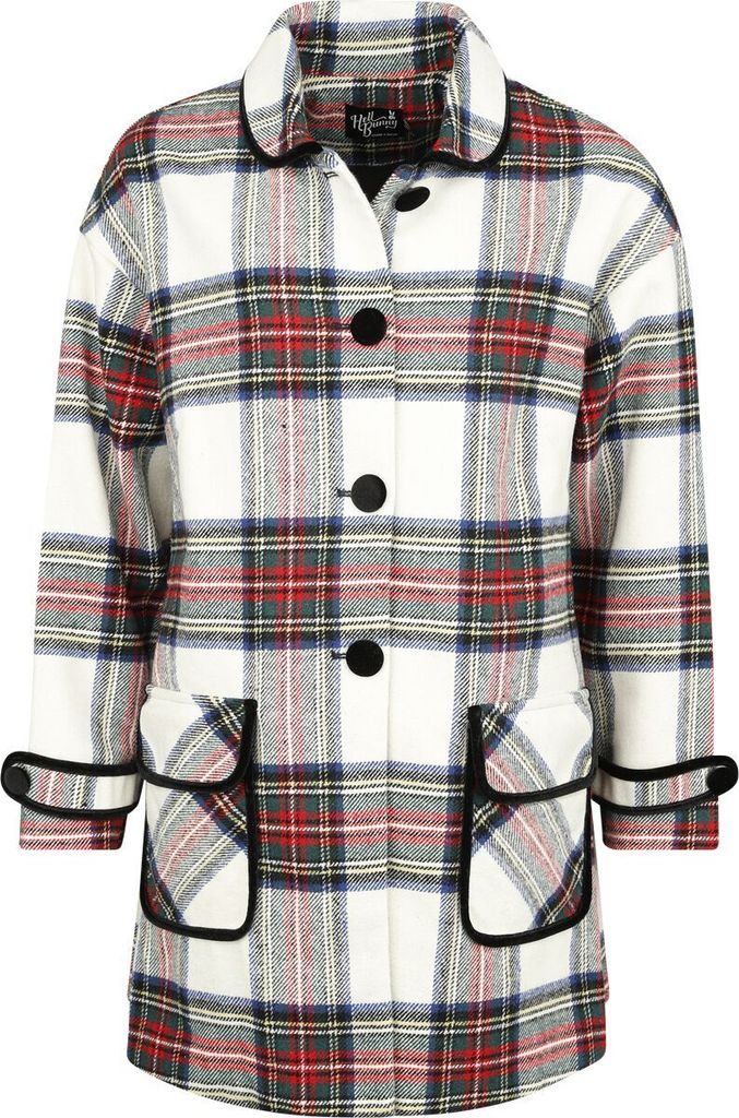 Hell Bunny Mantel Damen Stanley Coat multicolor S