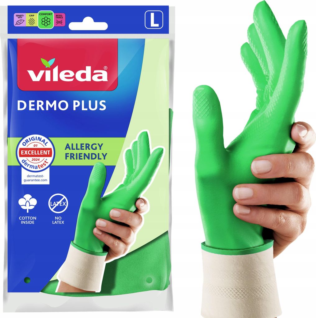Guanti Vileda Dermo Plus "L Immagine del prodotto 