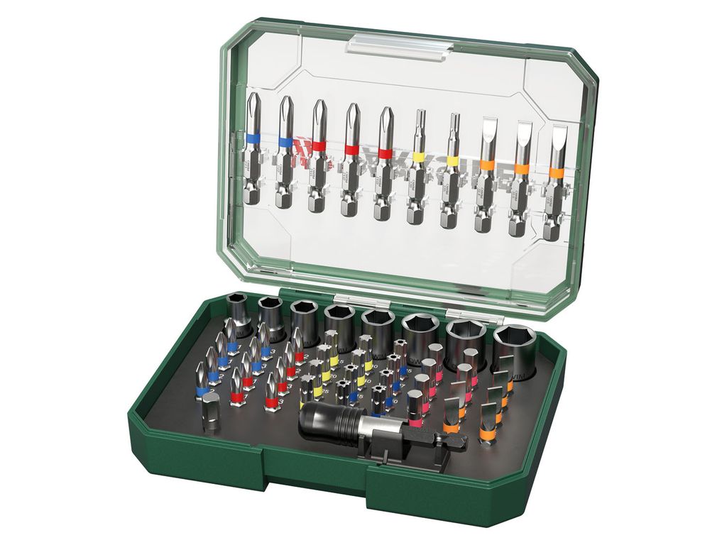 PARKSIDE® Bit-Set (Bit und Nuss Set 56 tlg.) Produktbild 
