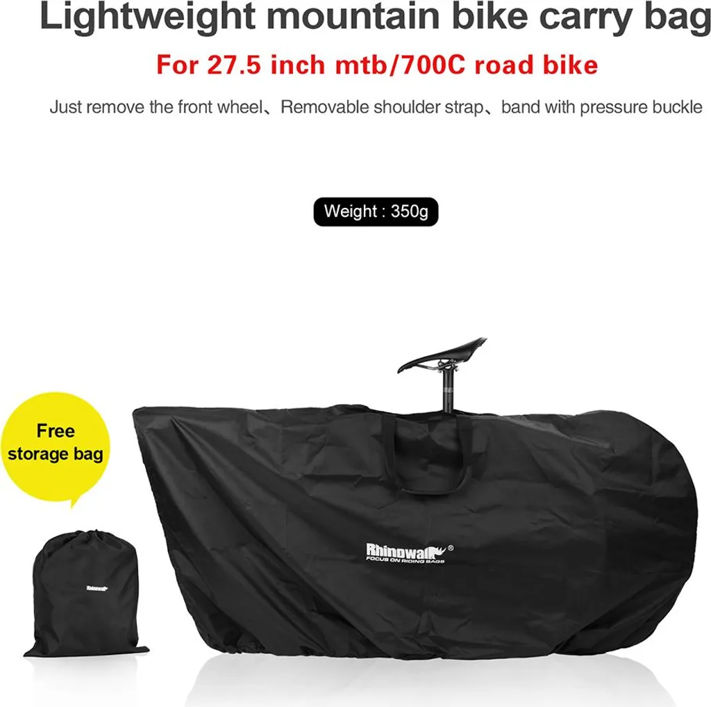 Sac voyage vélo pour transport VTT 26-27,5 et route 700C en vacances