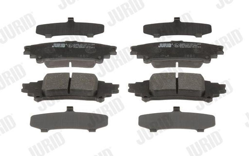 JURID Bremsbeläge Satz Hinten für LEXUS IS III (GSE3, AVE3) 573405J
