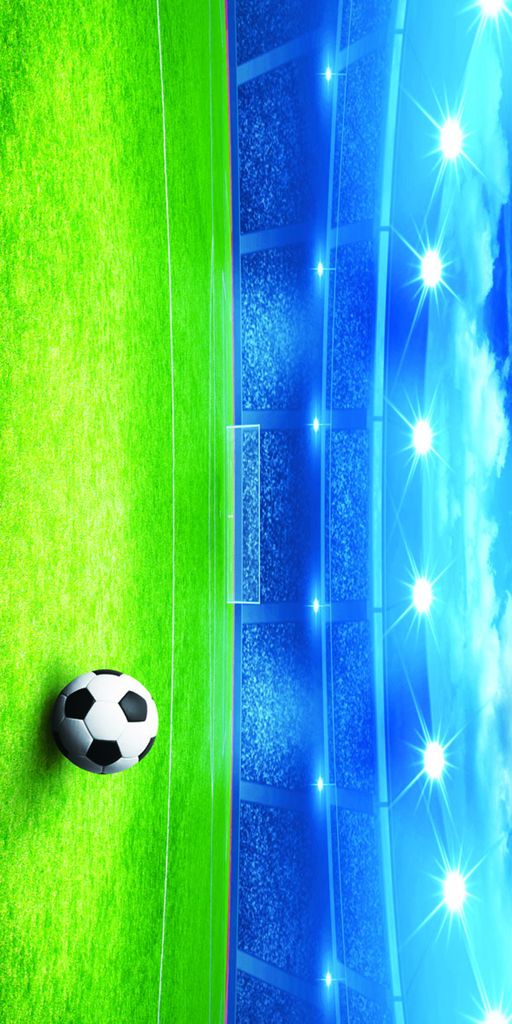 FEBE Strandtuch XXL Fußballplatz 100x180 cm Badetuch Groß 100% Mikrofaser Handtuch Stranddecke Sommer-Handtücher