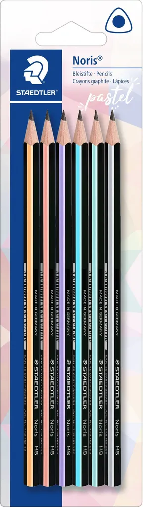 Crayon à Papier HB Noris 118 avec Gomme Lot de 60 Pièces pour Bureau