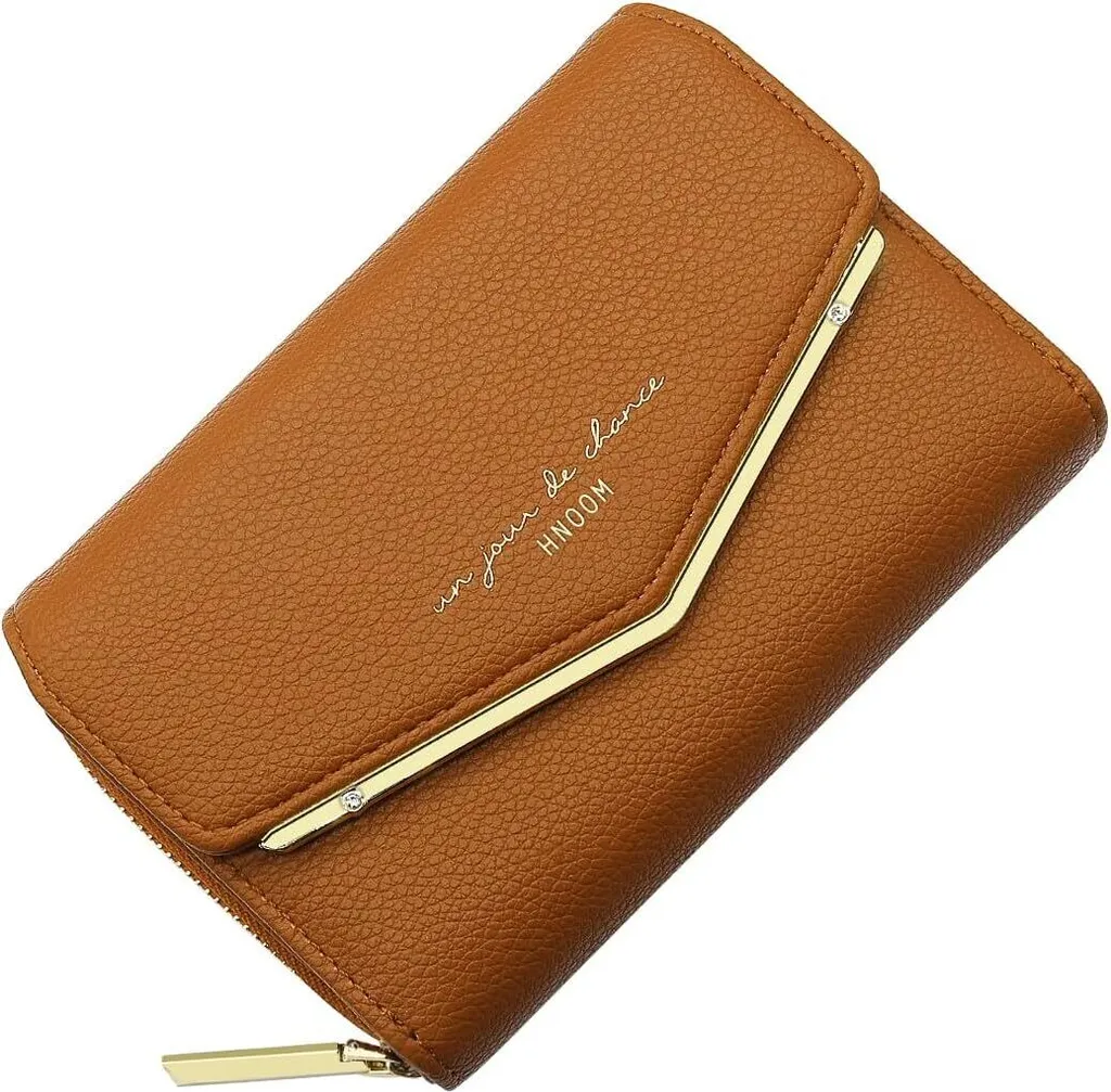 Portafoglio piccolo da donna Portafoglio in Finto cuoio con tasca per monete con cerniera mini portafoglio porta carte di credito con 9 slot per carte, regali per le donne