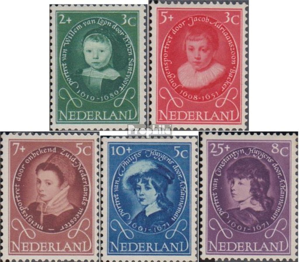 Briefmarken Niederlande 1955 Mi 667-671 (kompl.Ausg.) postfrisch Voor het Kind