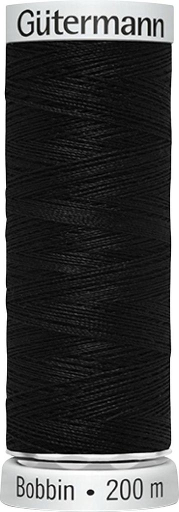 Gütermann Bobbin Untergarn, 200 m 1005 Schwarz