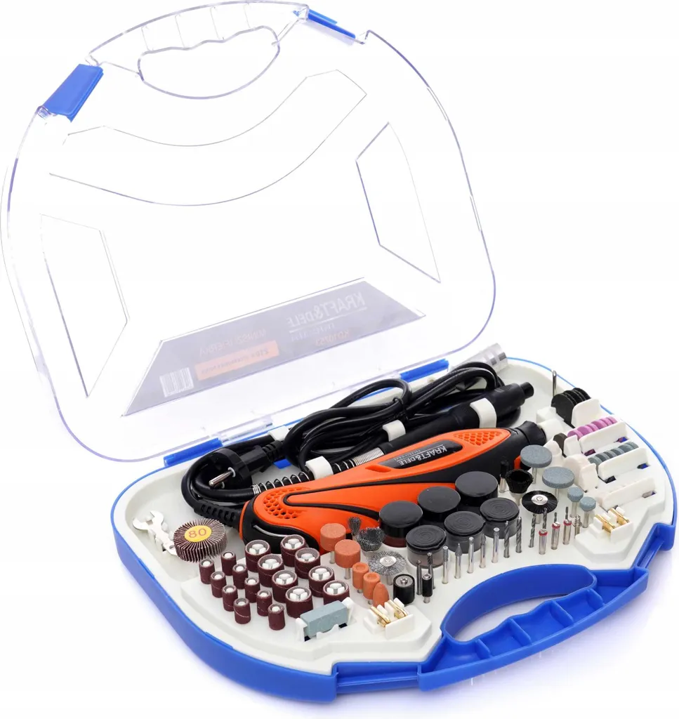Mini-meuleuse droite Kraft & Dele KD10753 270W avec ses accessoires - 12