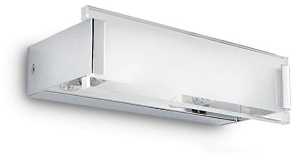 Ideal Lux TEK AP2, Oberfläche, Rechteck, 2 Glühbirne(n), G9, IP20, Chrom