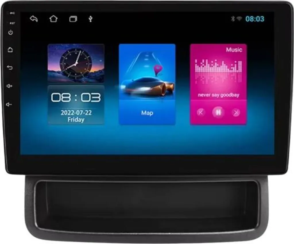 Autoradio Android 13 GPS Écran Tactile QLED Vivaro Trafic
