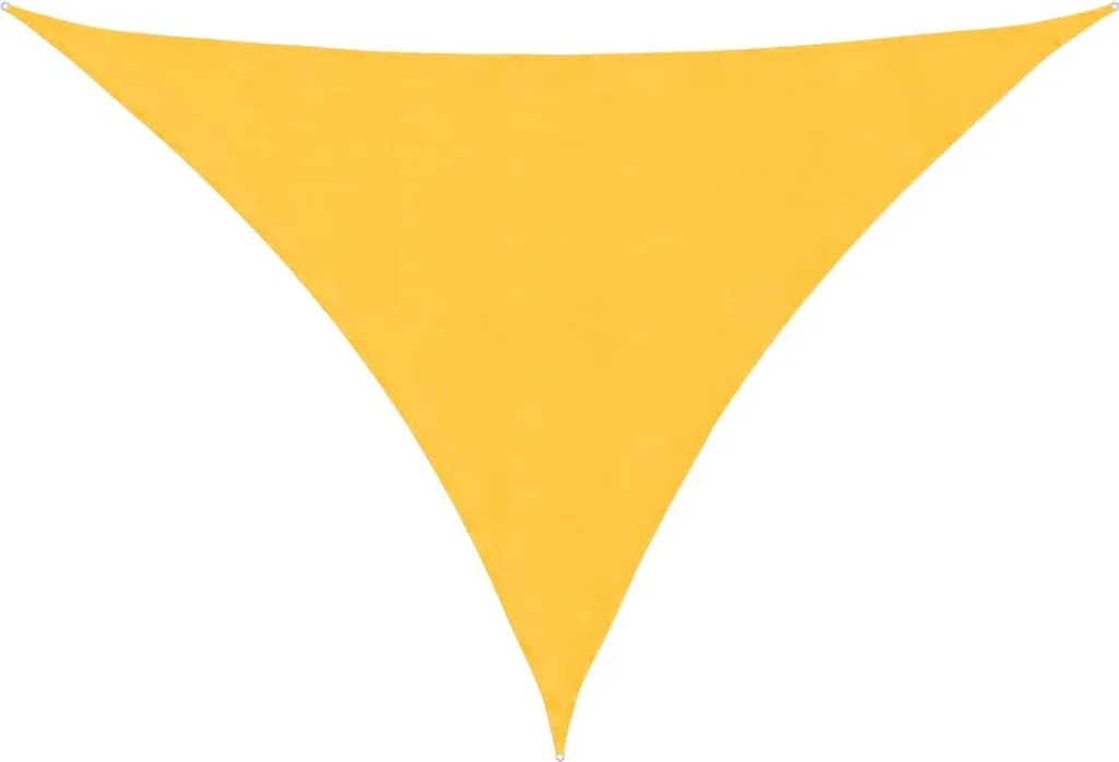 Tenda Vela Triangolare 5x5x6m Gialla: Crea il tuo Angolo di Paradiso