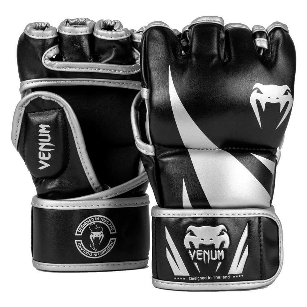 Venum Challenger 2.0 MMA Handschuhe Schwarz Silber Gre M