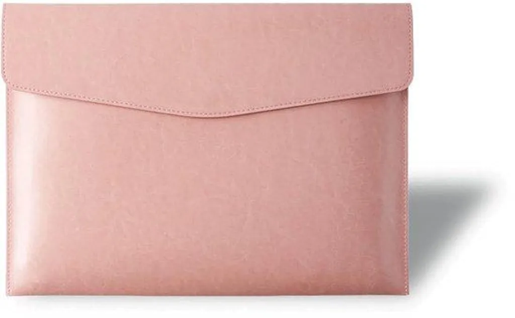 Conférencier A4 A5 en cuir rose imperméable pour bloc-notes 100 pages