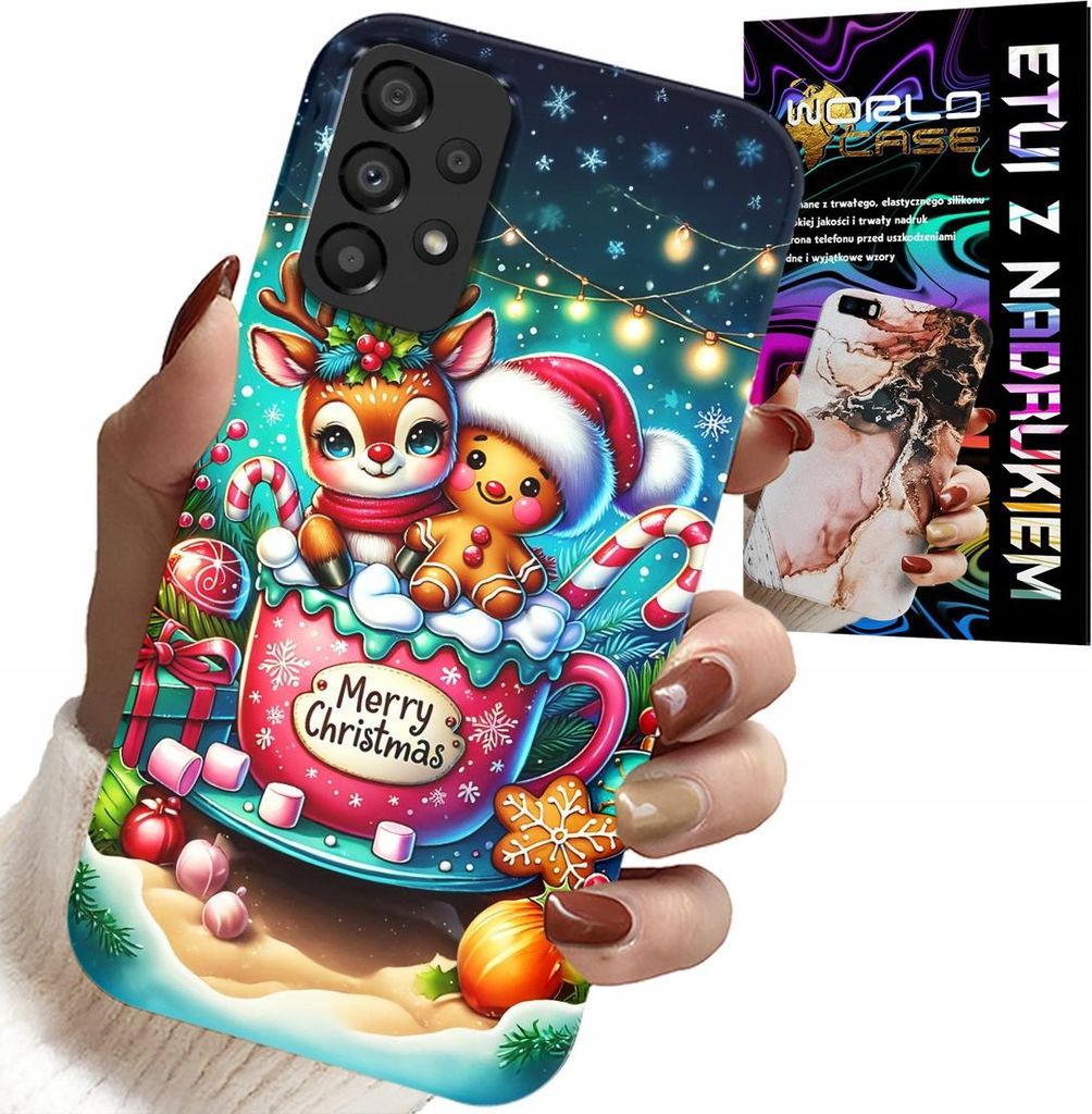 Fall Für Samsung Galaxy A53 5G - Lebkuchen Rentier Frohe Weihnachten