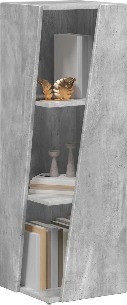 Étagère latérale 100 cm béton gris pour optimiser vos petits espaces
