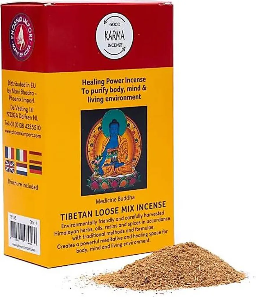 Poudre d'encens tibétain guérisseur 130-140g - Lot de 3 sachets bio