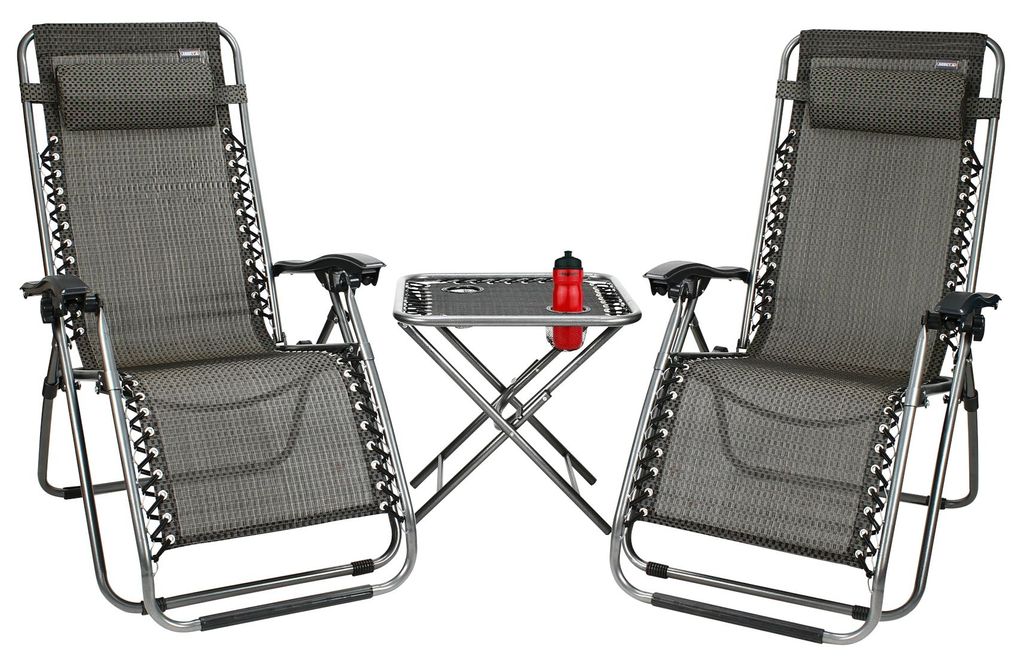 Abbey Camp Terrassen-Set 3-tlg. Anthrazit 21DT-ANT-Uni