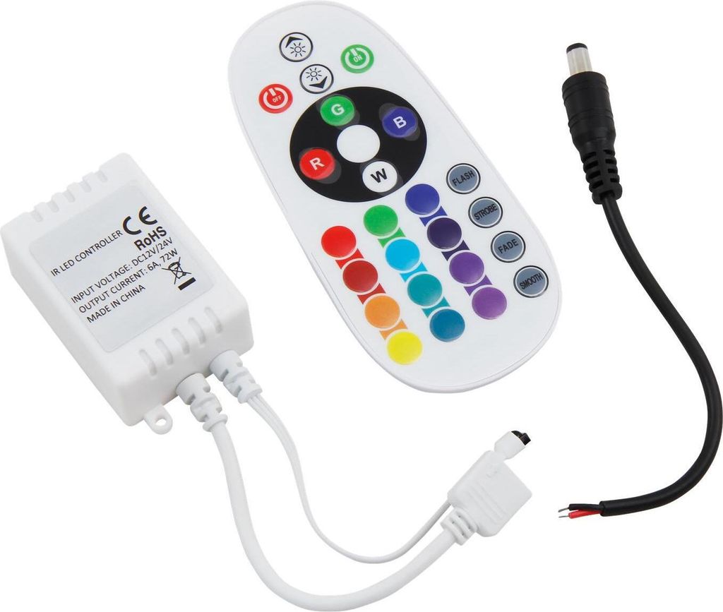 V-TAC LED Strip Light - Zubehör - RGB + W - Steuerungen - IP20