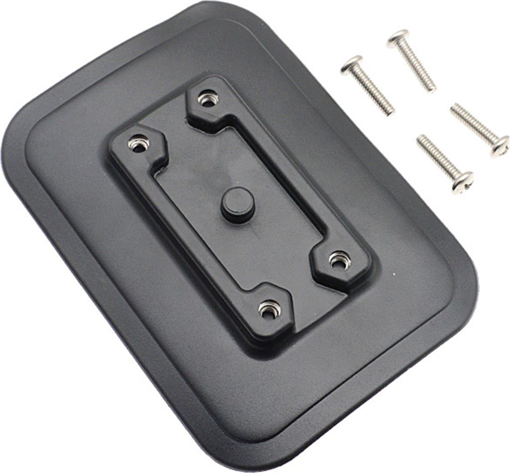 Montagehalterung zum Aufkleben für aufblasbare Boote, Angelrutenhalter aus PVC, Montageplatte für Kajaks und aufblasbare Boote