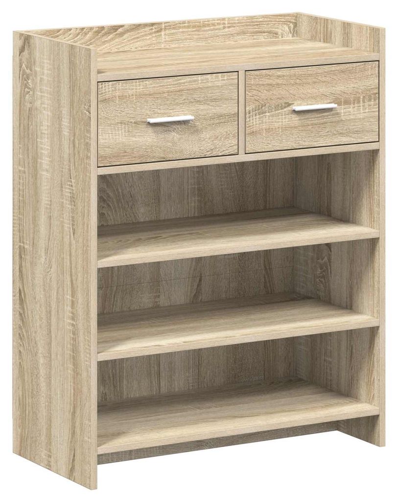 vidaXL Schuhschrank Sonoma-Eiche 73,5 x 36 x 92 cm Holzwerkstoff