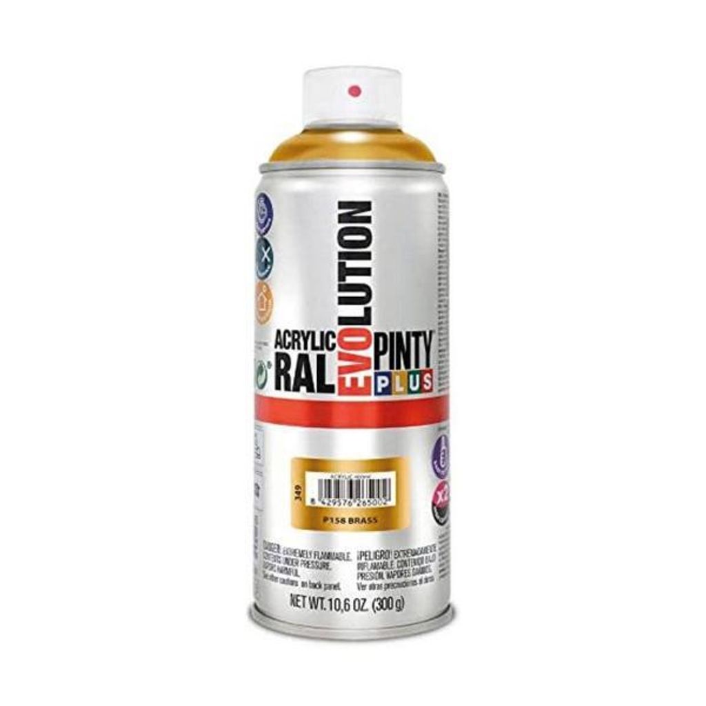 Peinture aérosol Pintyplus Evolution P158 400 ml laiton Image du produit 