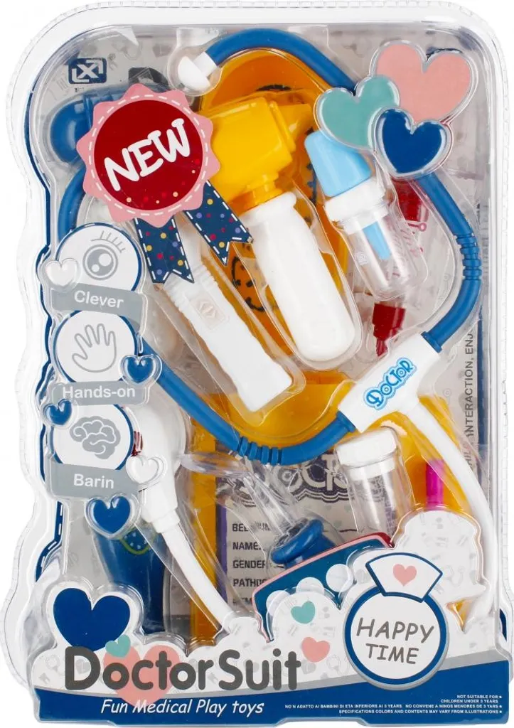 Set Médical Nd39 Interactif B/O 23x31x8cm avec Sons et Lumières Intégrés