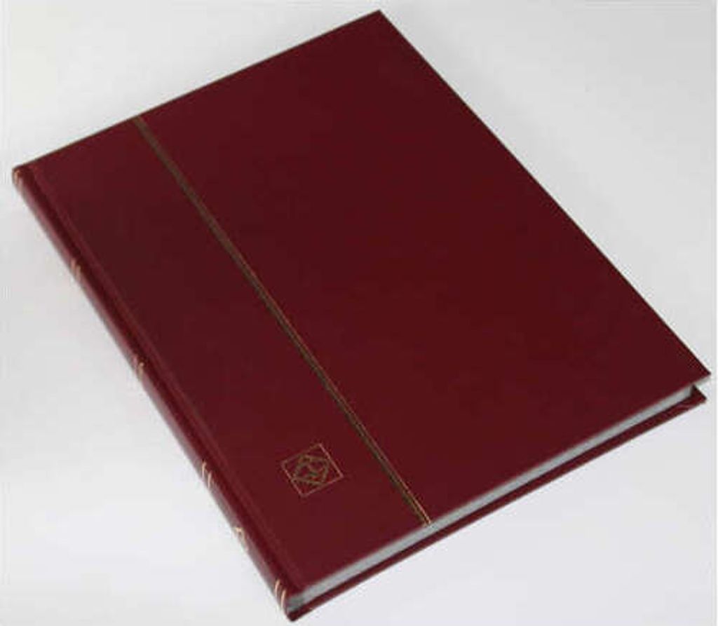 LEUCHTTURM Einsteckalbum 32 schwarze Seiten, weinroter Produktbild 