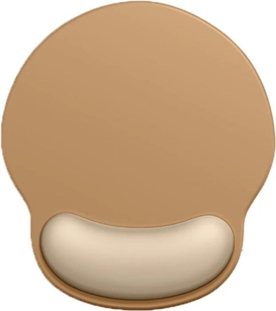 Mauspad mit Handgelenkauflage, ergonomisches Mauspad aus Memory-Schaum, 23,9 x 25,4 cm, rutschfeste Gummibasis, schmerzlinderndes Mauspad für Comp...