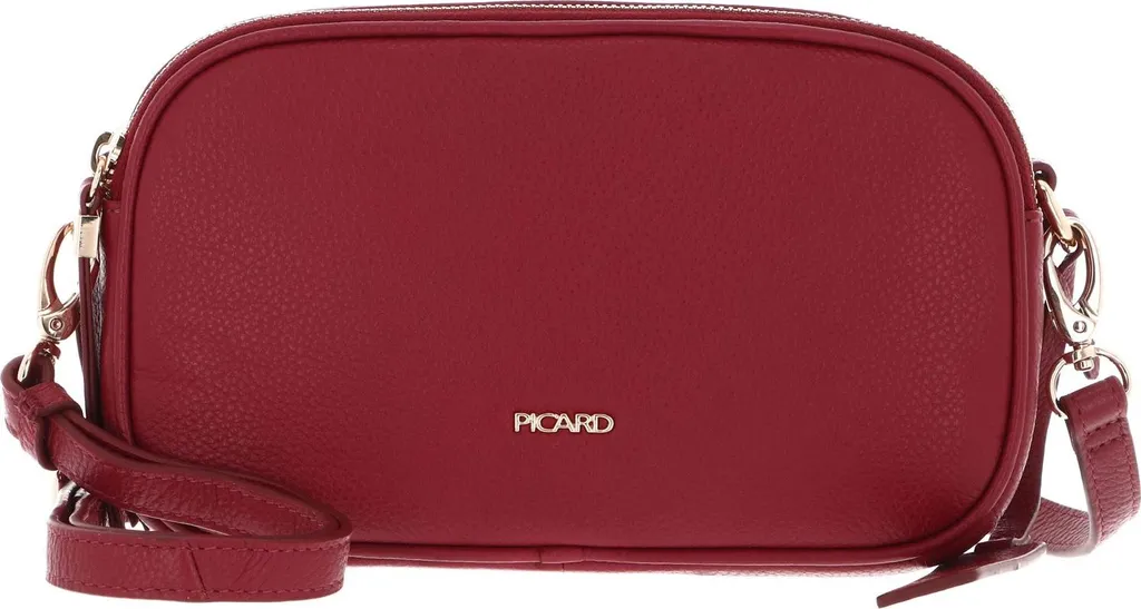 PICARD borsa a tracolla Java Crossbody Bag Lipstick rosso scuro