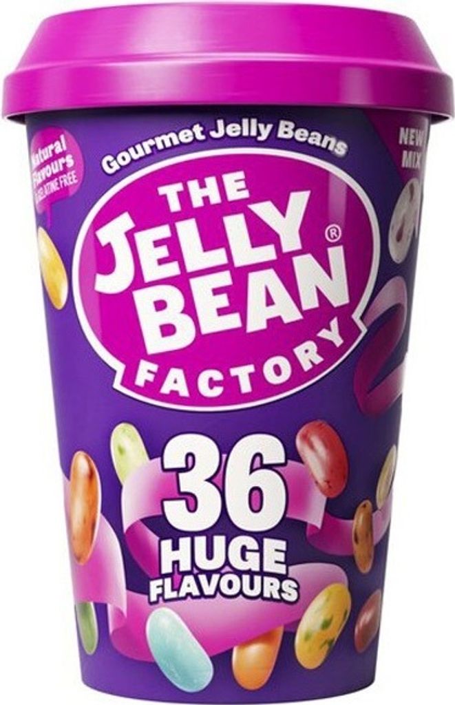 The Jelly Bean Factory 36 saveurs géantes, pot de 200 g Image du produit 